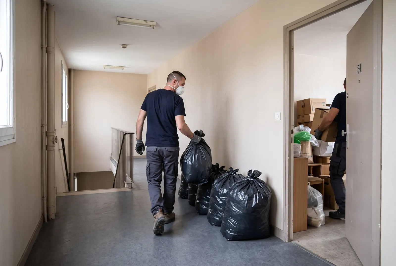Débarras d'un logement touché par le syndrome de Diogène